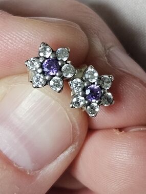 Pandora "Forget Me Not" Studs